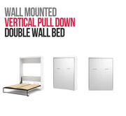 Belyn vertical double wall bed